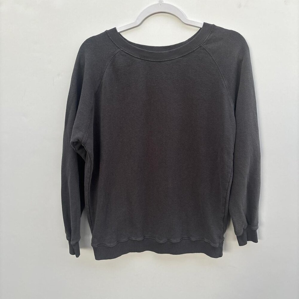 Jungmaven Charcoal Gray Lightweight Crewneck Sweatshirt